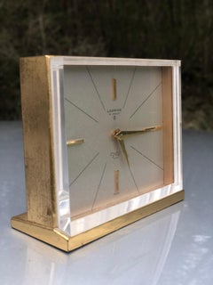 Looping Desk Clock Made in Switzerland 15 Jewels SALE