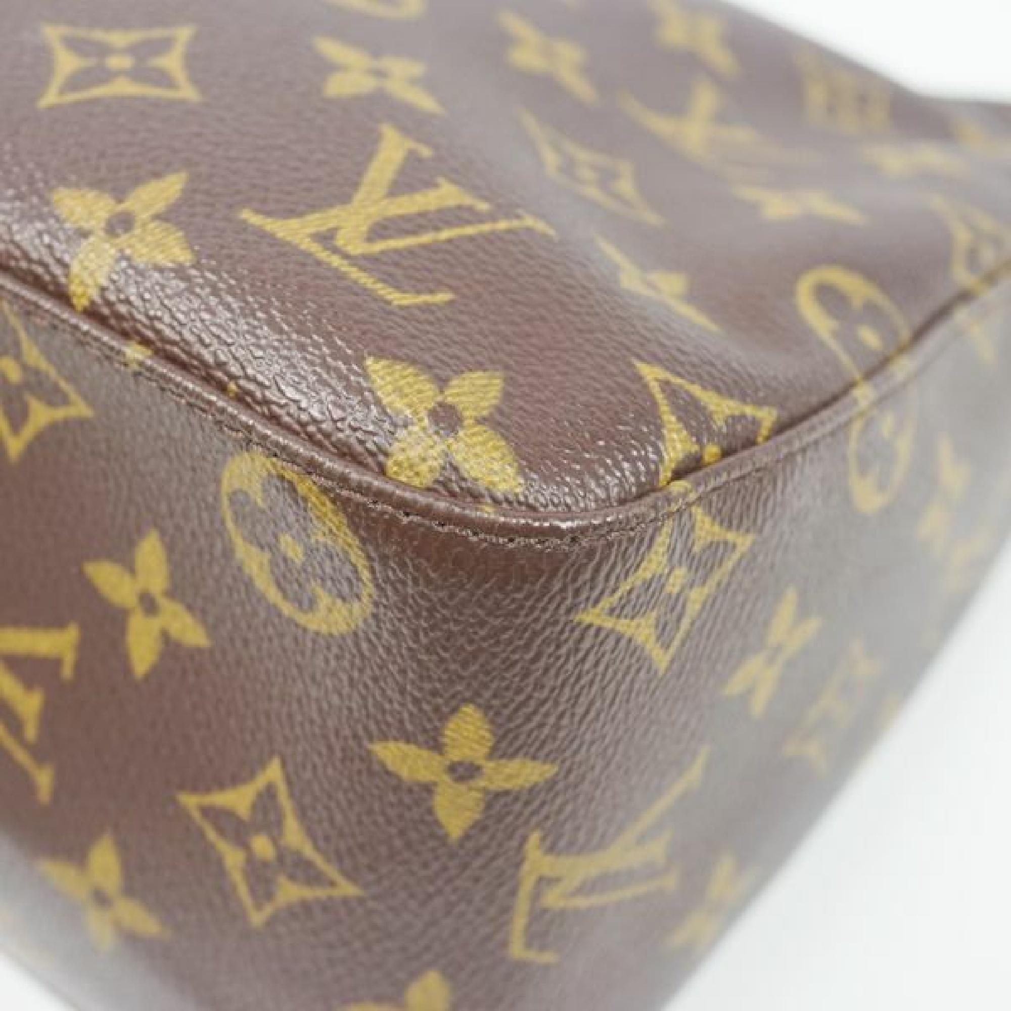 Black Louis Vuitton Looping MM  Womens  shoulder bag M51146 Leather