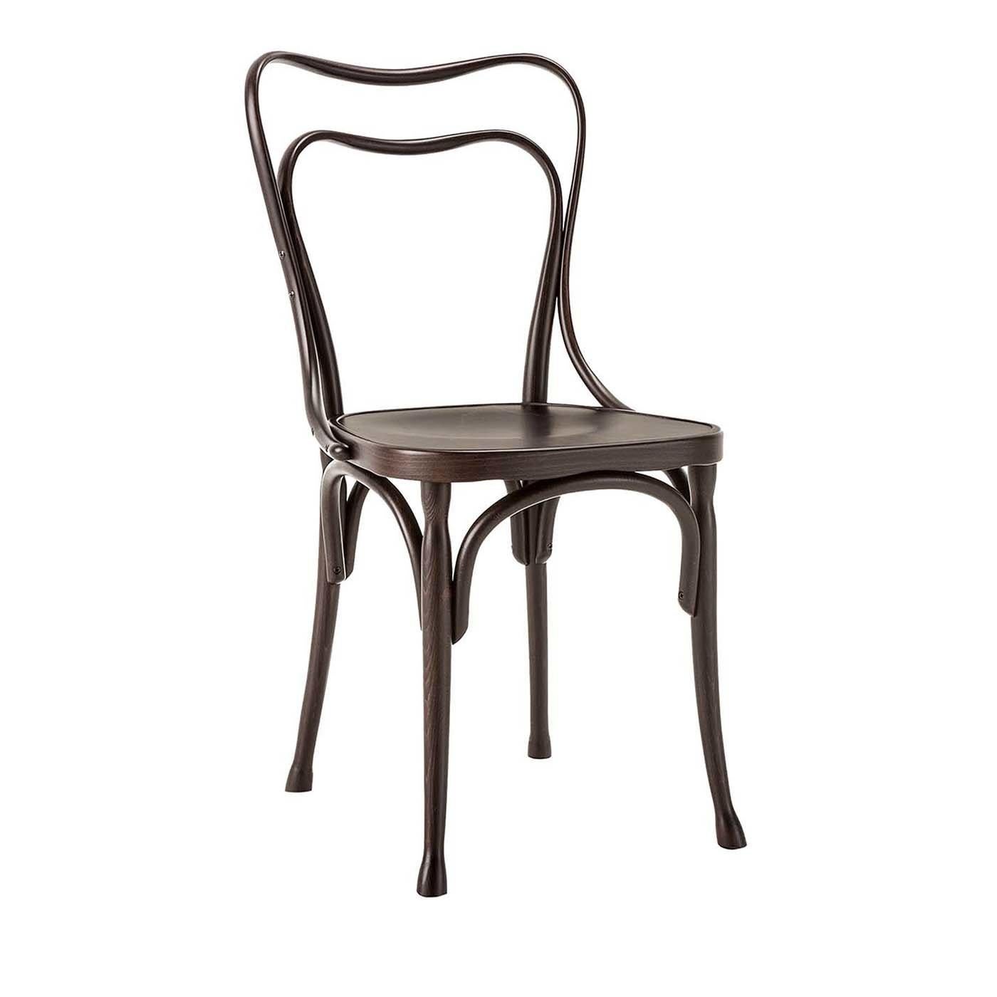 Contemporary Loos Café Museum Chair with Solid Seat by Adolf Loos For Sale