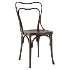 Silla Loos Café Museum con asiento macizo de Adolf Loos