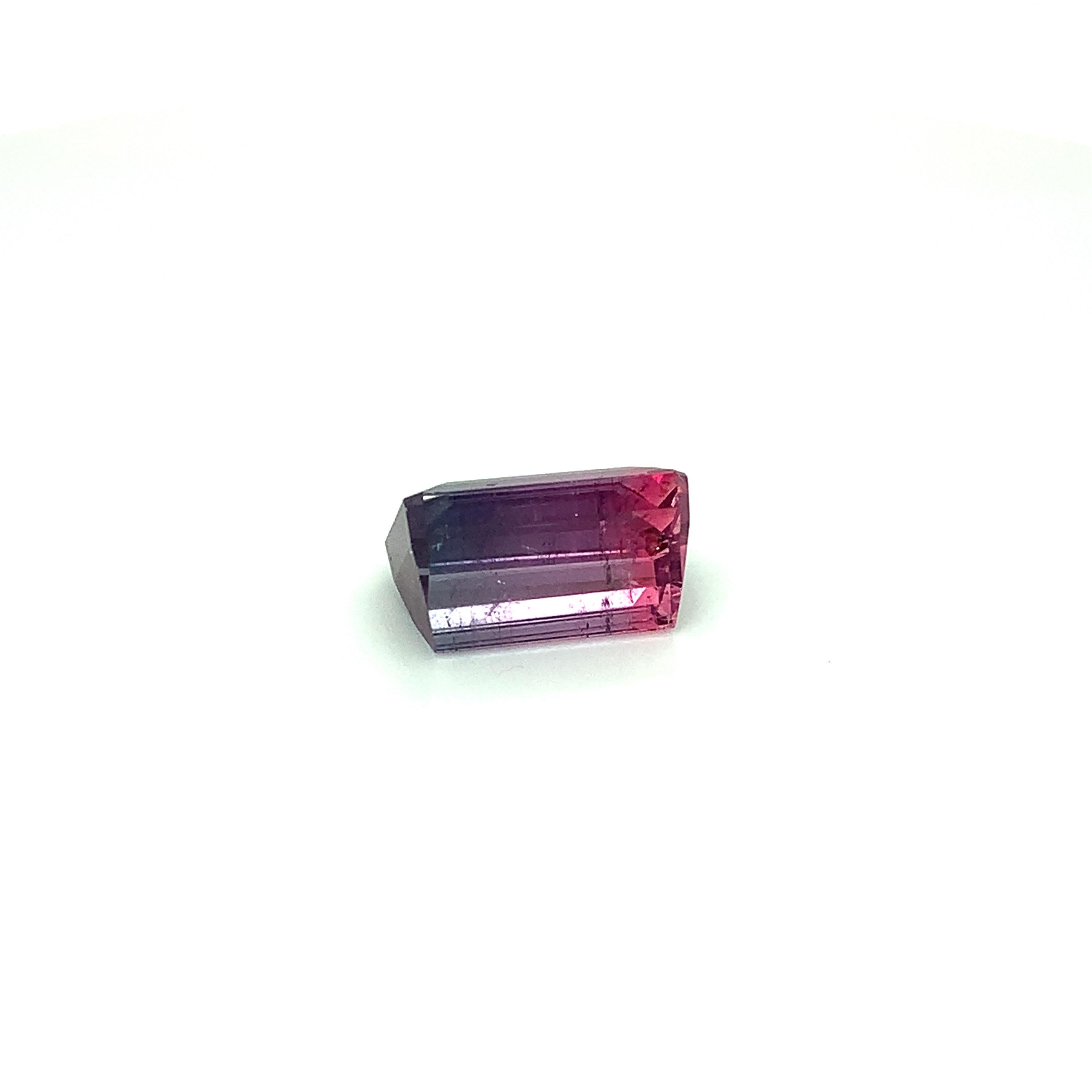 Bague ou pendentif en tourmaline rose violette partielle non sertie de 10,90 carats Neuf - En vente à Los Angeles, CA
