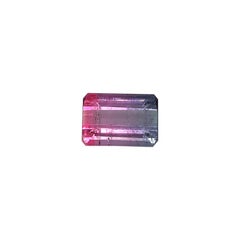 Vintage 10.90 Carat Parti-Color Purple Pink Tourmaline, Loose Gemstone