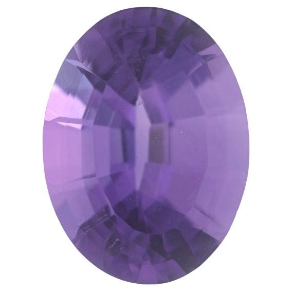 Loose Amethyst - Oval 9.62ct Purple Solitaire