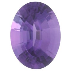 Loose Amethyst - Oval 9.62ct Purple Solitaire