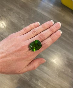 Loose Cushion Peridot 52.69ct