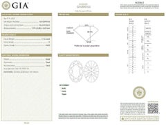 Loose Diamond, 1.14ct, GIA Certified, Oval Brilliant Cut