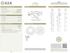 Loose Diamond, 1.62ct, GIA Certified, Round Brilliant Cut