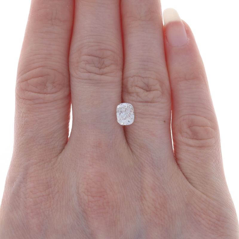 Cushion Cut Loose Diamond - Cushion 1.62ct GIA D SI1 Solitaire For Sale