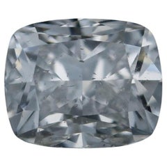 Diamant brut - taille coussin 1,06ct GIA H I1 Solitaire