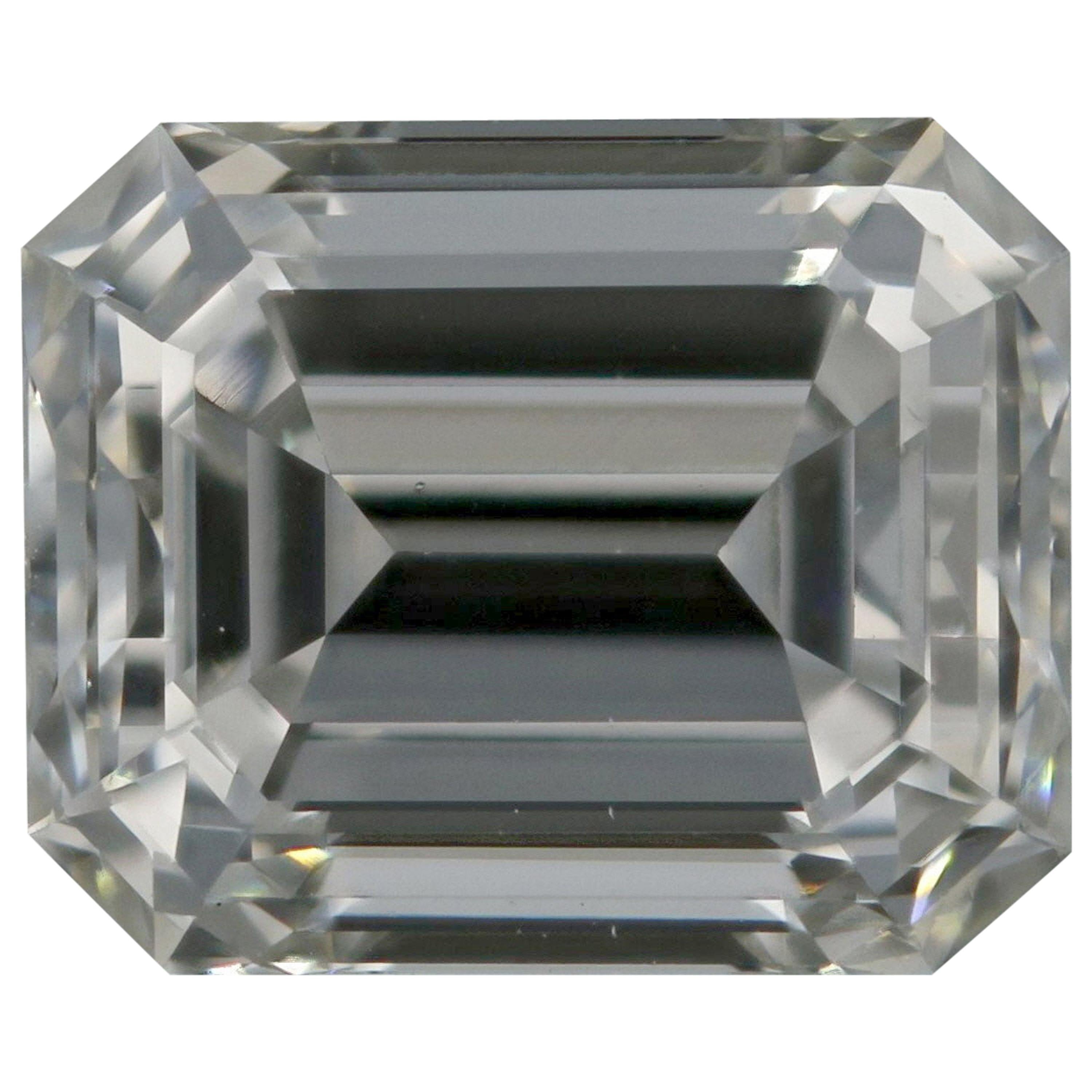 Loose Diamond, Emerald Cut 1.36 Carat GIA VS1 H Solitaire