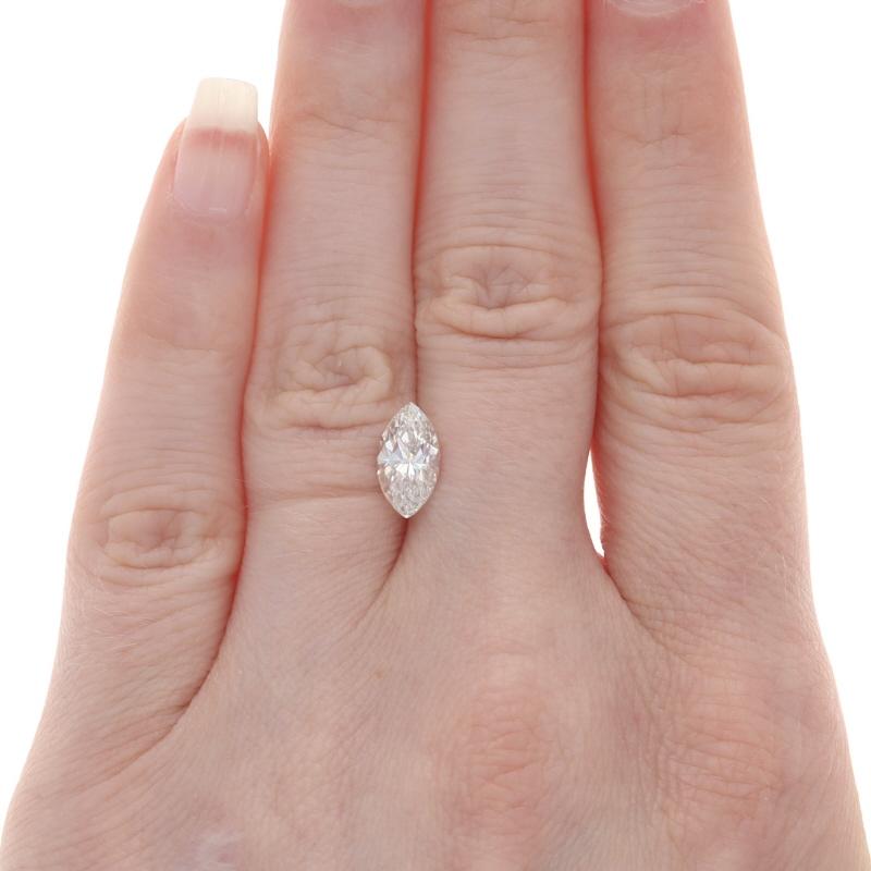 Loser Diamant - Marquise 1,50ct GIA J SI2 Solitär (Marquiseschliff) im Angebot
