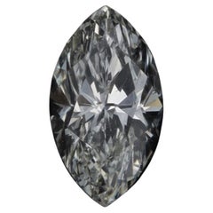 Solitaire marquise 1,50 carat certifié GIA J SI2