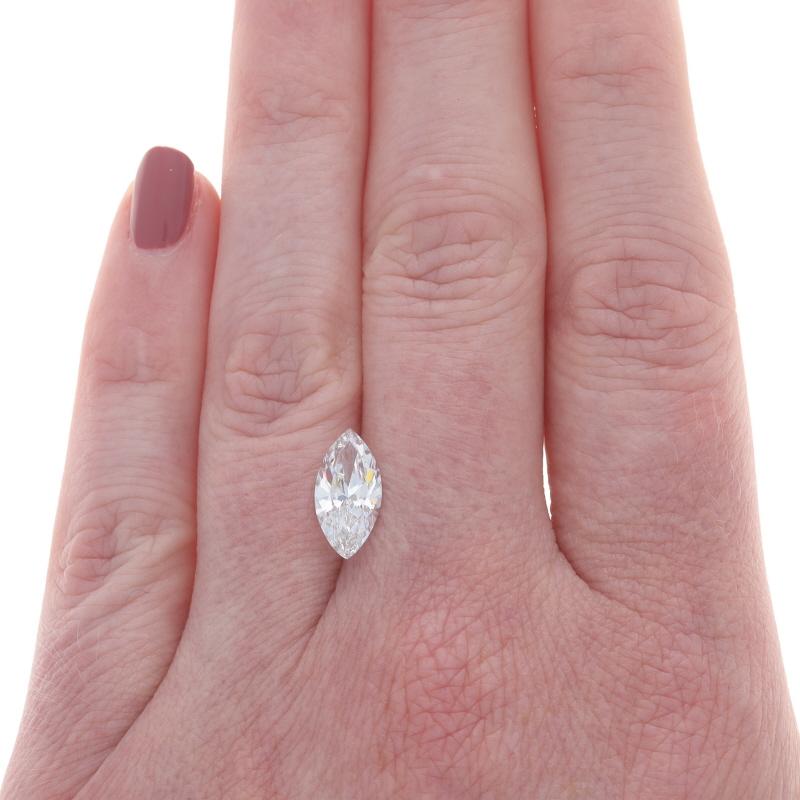 Taille Marquise Diamant libre Marquise 1.95ct GIA E SI2 Solitaire en vente