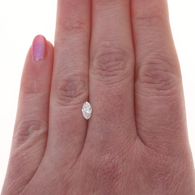 Marquise Cut Loose Diamond - Marquise .46ct GIA H VS2 Solitaire For Sale