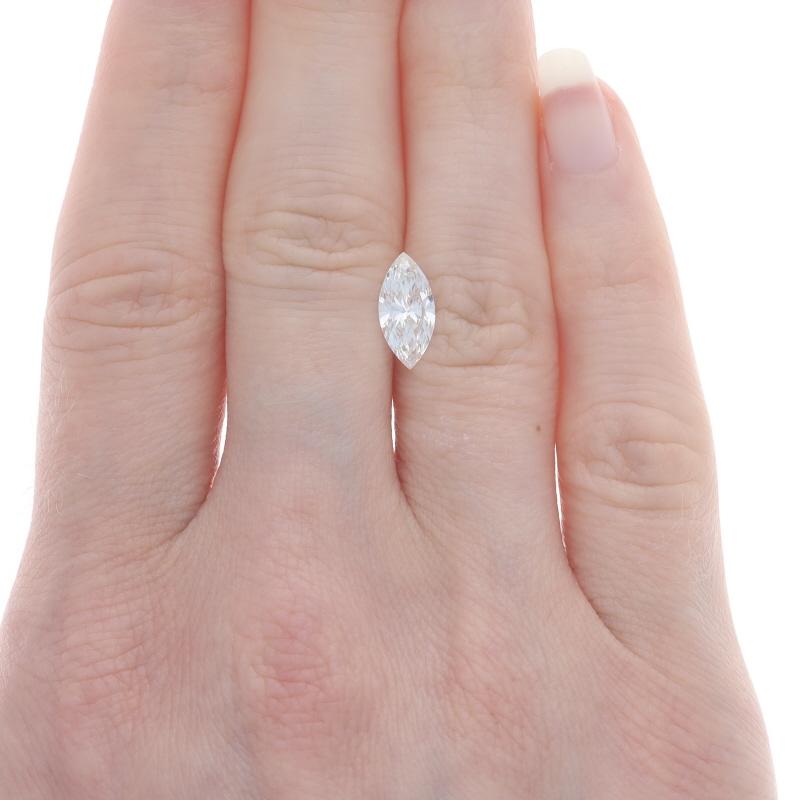 Loose Diamond - Marquise Cut 1.20ct GIA J SI2 Solitaire In New Condition In Greensboro, NC