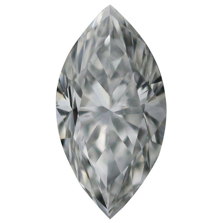 Loose Diamond, Marquise Cut .72 Carat GIA VS2 G Solitaire For Sale at