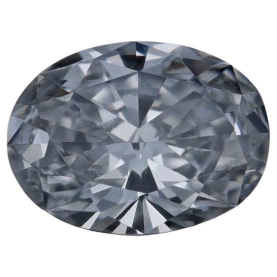Solitaire ovale 1,08 carat certifié GIA F VS1