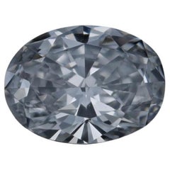 Solitaire ovale 1,08 carat certifié GIA F VS1