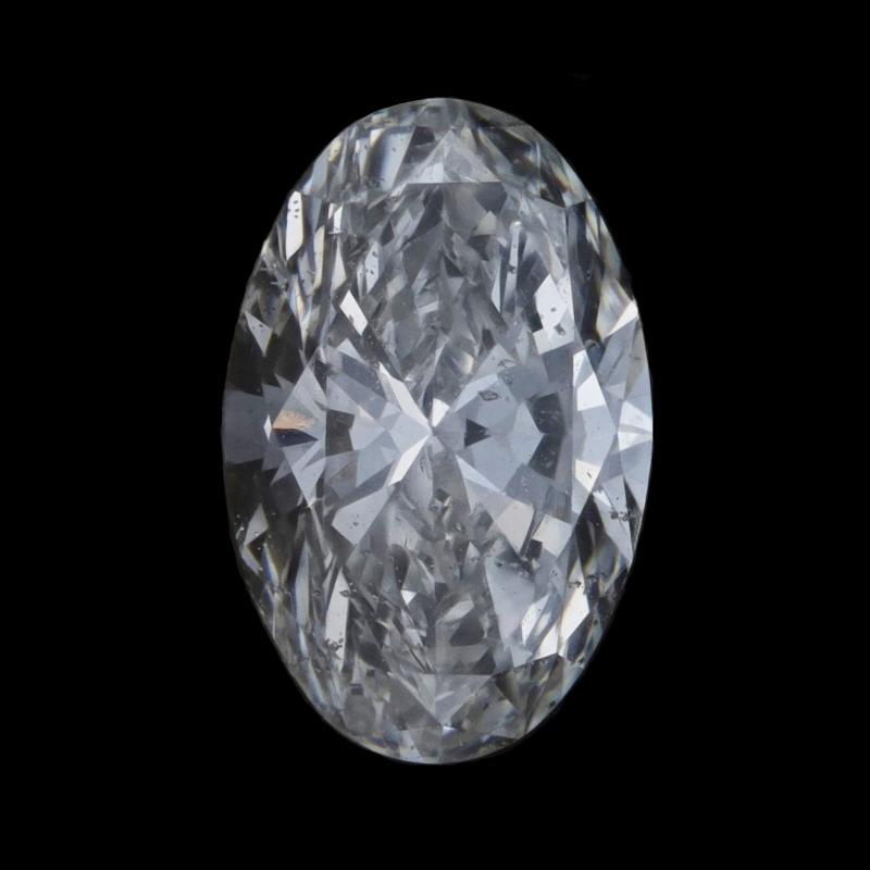 da uomo o donna Diamante sfuso - Solitario ovale 1,51ct GIA G SI2 in vendita