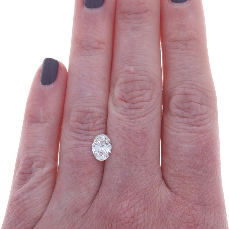 Loser Diamant - Oval 1,70ct GIA VVS1 E Solitaire (Ovalschliff)