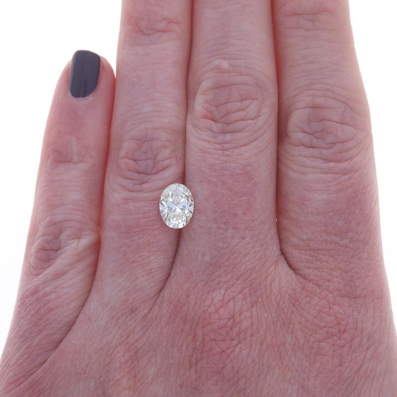 Taille ovale Diamant brut - Ovale 1,70ct GIA VVS2 I Solitaire en vente