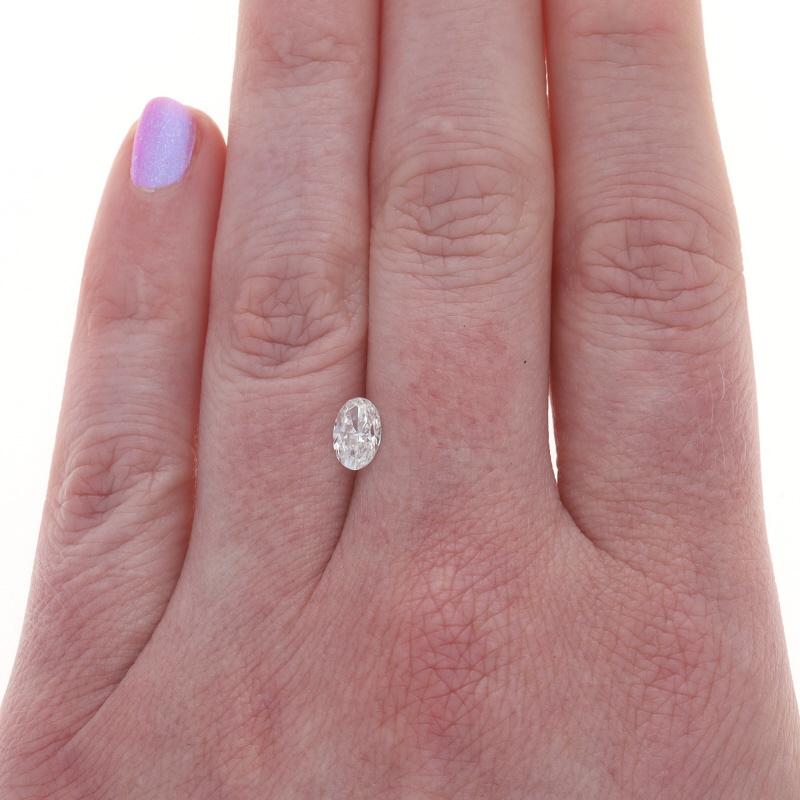 Taille ovale Diamant libre - Ovale .80ct GIA F VVS2 Solitaire GIA en vente