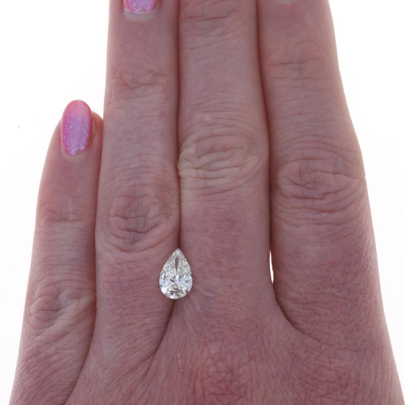 Taille poire Diamant en vrac - poire 1,50ct GIA J SI2 Solitaire en vente
