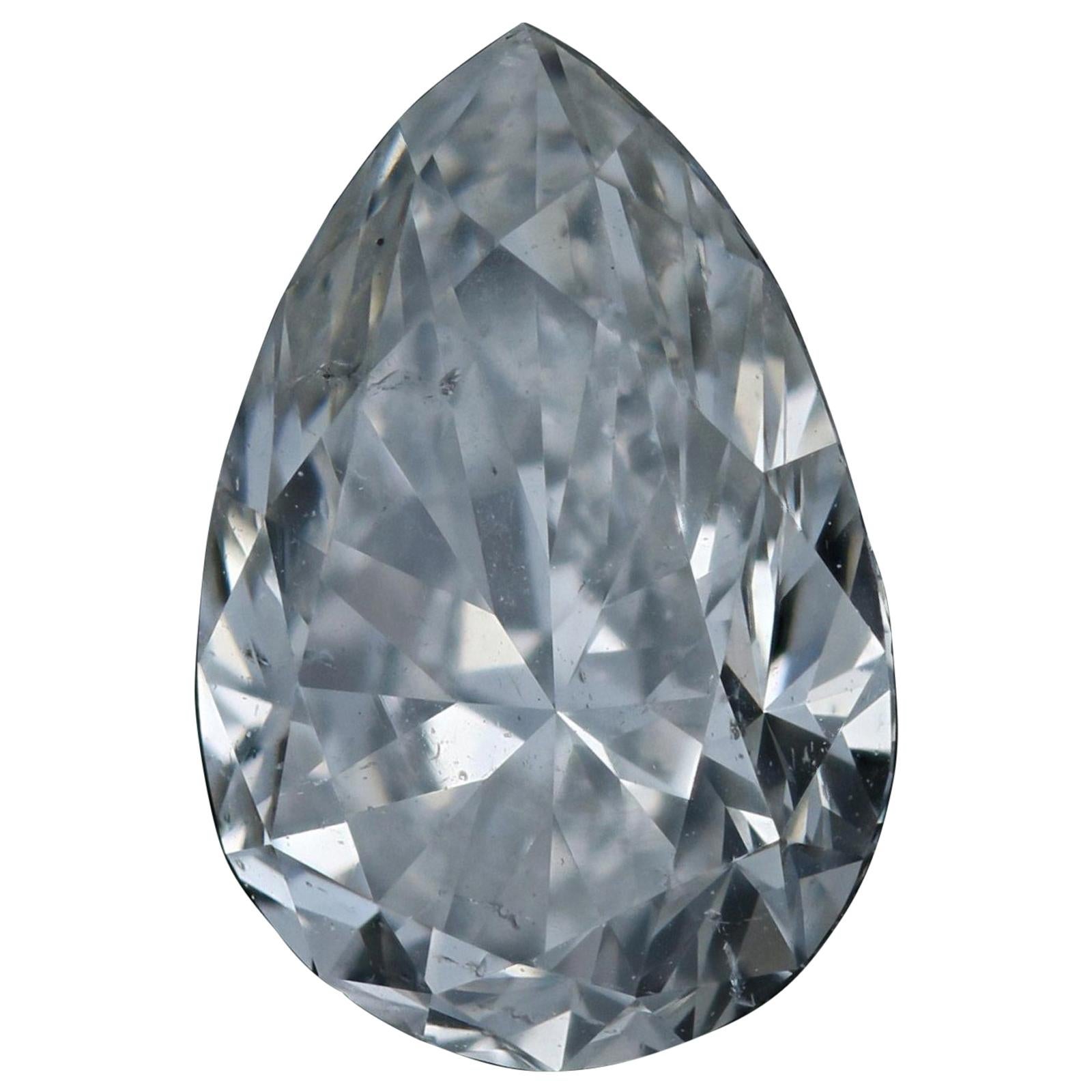 Loose Diamond, Pear Cut 1.20 Carat GIA H SI2 Solitaire For Sale