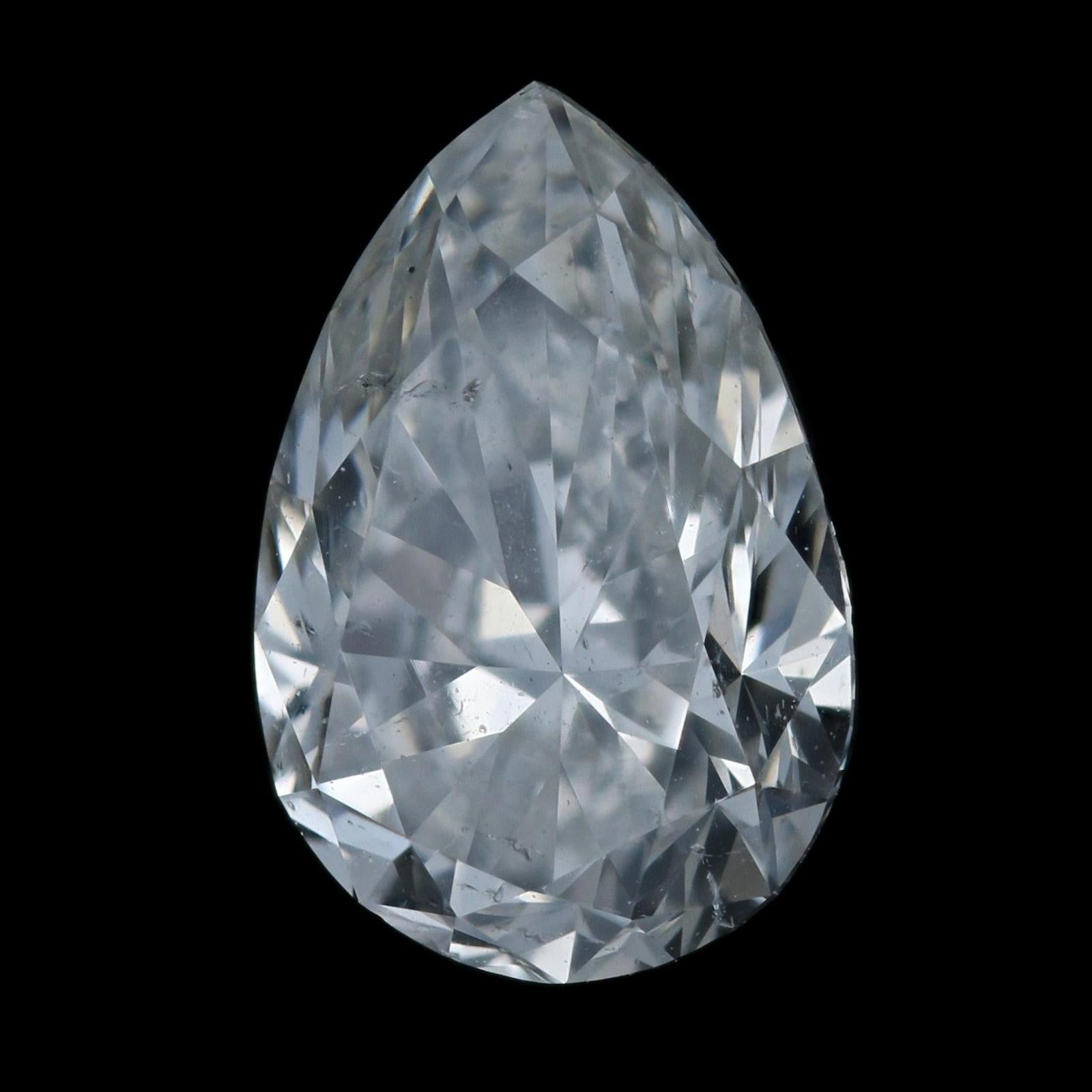 Loose Diamond, Pear Cut 1.20 Carat GIA H SI2 Solitaire In New Condition For Sale In Greensboro, NC