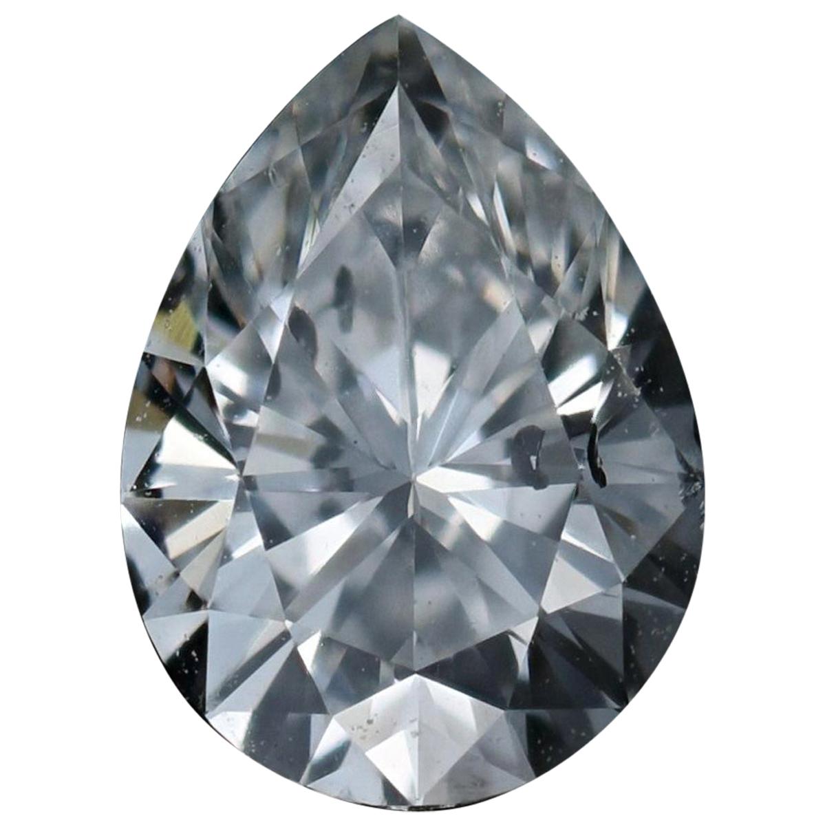 Loose Diamond, Pear Cut .45 Carat GIA I1 G Solitaire
