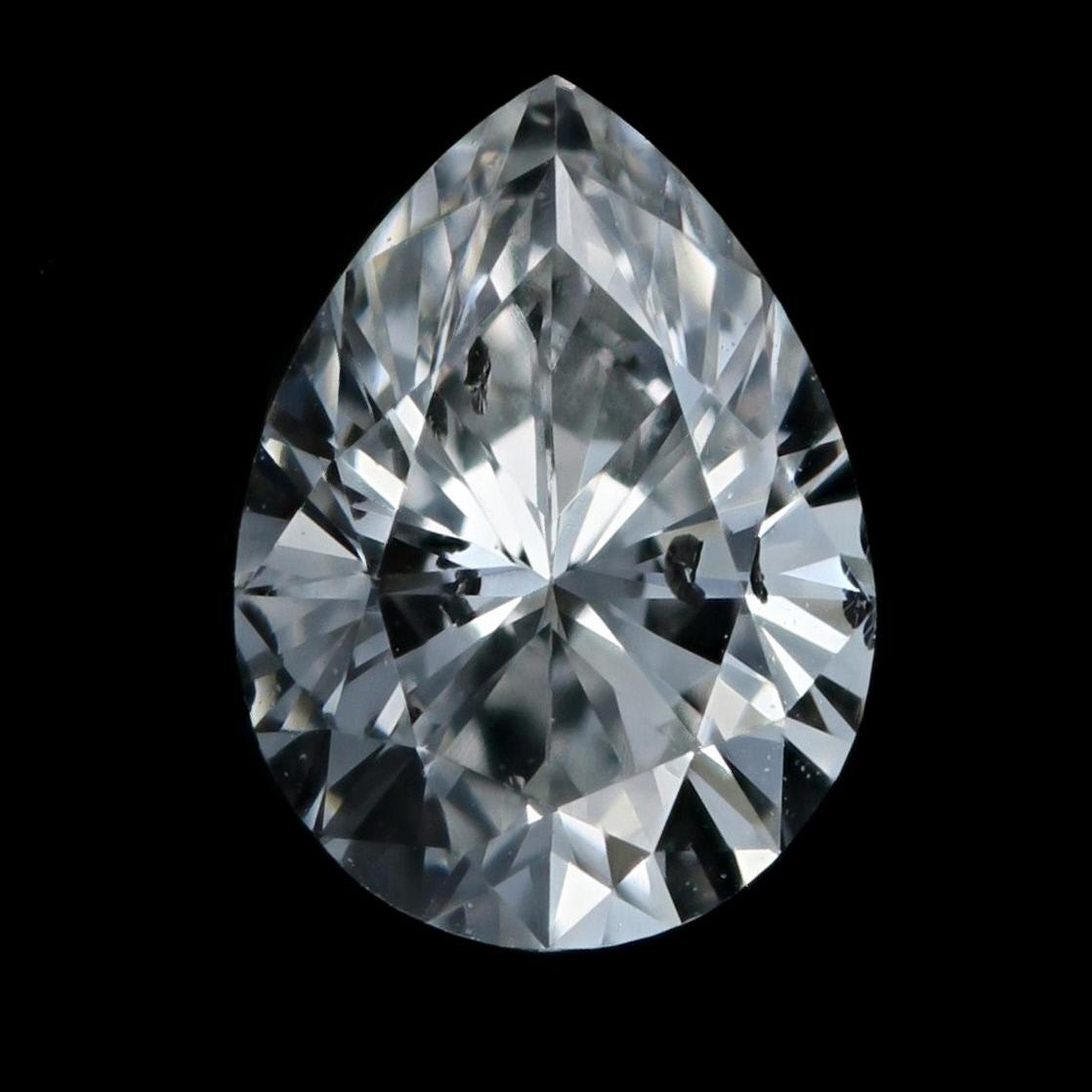 Weight: .45ct
Cut: Pear 
Color: G   
Clarity: I1 
Dimensions (mm): 6.13 x 4.49 x 2.83 

GIA Report Number: 5201725829 

Condition: New  

Please check out the enlarged pictures.

Thank you for taking the time to read our description. If you have any