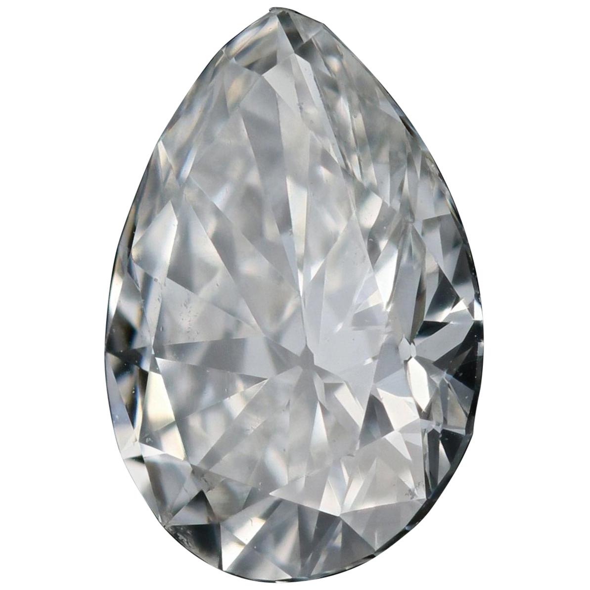 Loose Diamond, Pear Cut .59 Carat GIA G VS1 Solitaire