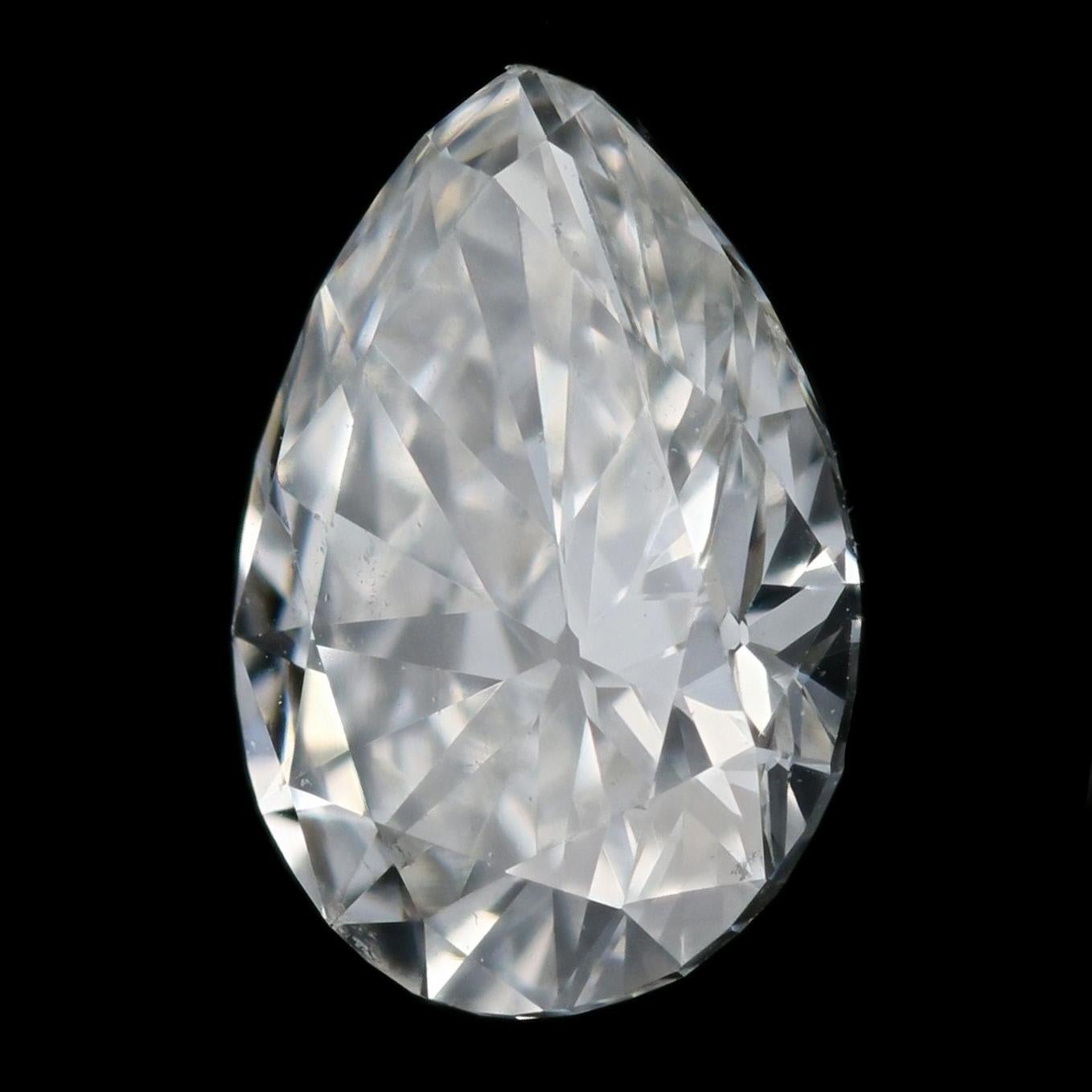 Weight: .59ct
Cut: Pear 
Color: G   
Clarity: VS1 
Dimensions (mm): 6.91 x 4.88 x 2.78 

GIA Report Number: 2215185144 

Condition: New  

Please check out the enlarged pictures.

Thank you for taking the time to read our description. If you have