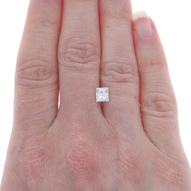 Loser Diamant - Prinzessin 1,01 Karat GIA F VS2 Solitär (Carréschliff) im Angebot