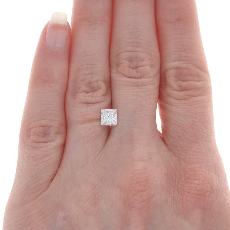 Loser Diamant - Prinzessin 1,01 Karat GIA G SI2 Solitär (Carréschliff) im Angebot