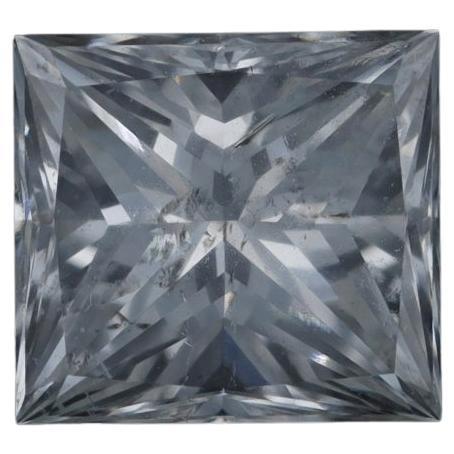 Loose Diamond - Princess 2.21ct GIA I I1 Solitaire For Sale