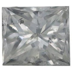 Diamant brut - Princesse .47ct EGL USA J SI3 Solitaire