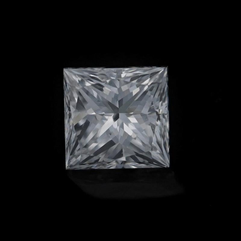 Loose Diamond - Princess .63ct GIA E SI1 Solitaire In New Condition For Sale In Greensboro, NC