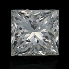 Loose Diamond, Princess Cut 1.06 Carat GIA J SI2 Solitaire