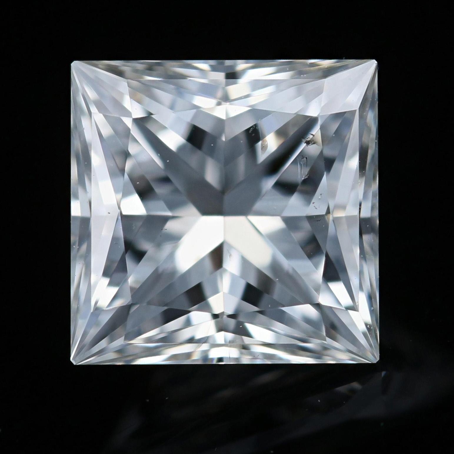 Loose Diamond, Princess Cut 1.49 Carat GIA SI2 G Solitaire In New Condition In Greensboro, NC