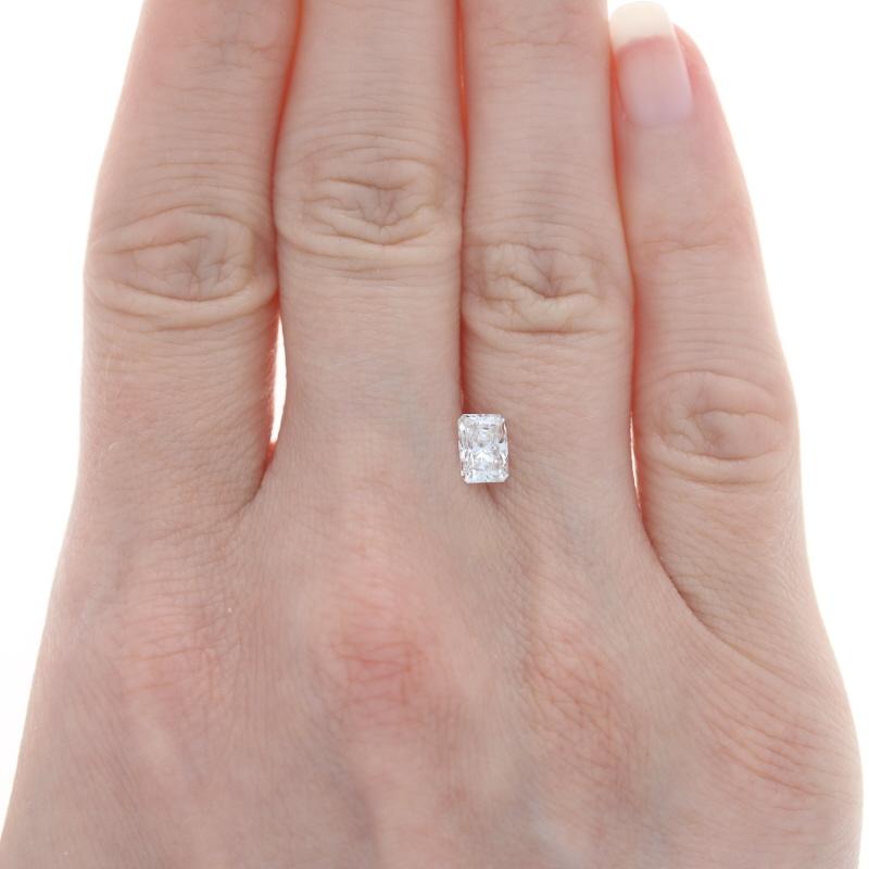 Taglio radiant Diamante sfuso - Solitario taglio radiante .93ct GIA G SI2 in vendita