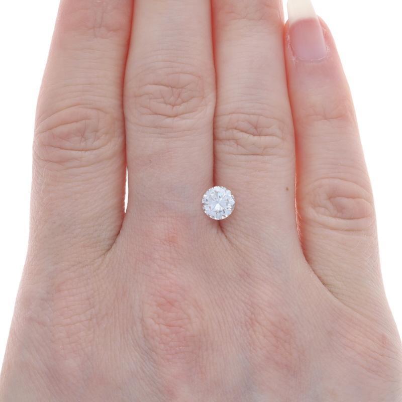 Taille ronde Diamant en vrac - Brilliante ronde 1,01ct GIA F VS1 Solitaire en vente