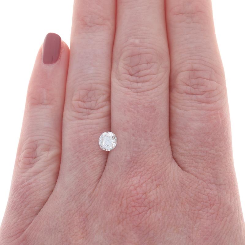 Taille ronde Diamant brut rond 1.19ct GIA H I1 Solitaire en vente