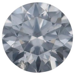 Diamant brut - Solitaire rond brillant 1.26ct GIA G I1