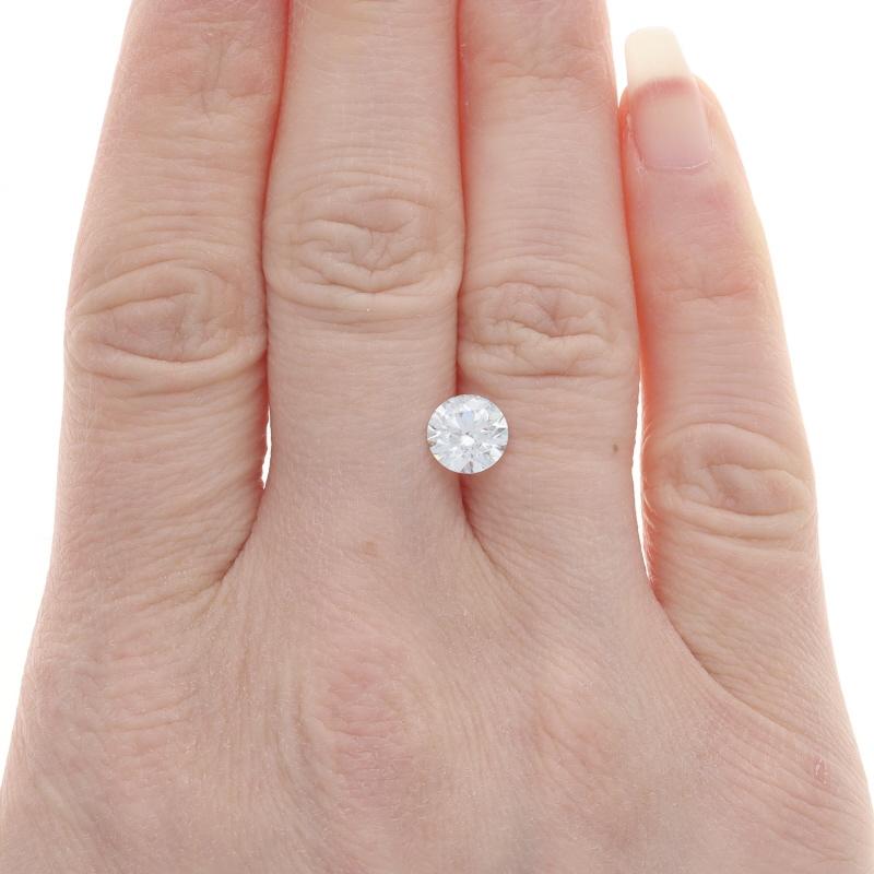 Loser Diamant - Runder Brillant 1,40ct GIA H I1 Solitaire (Rundschliff) im Angebot