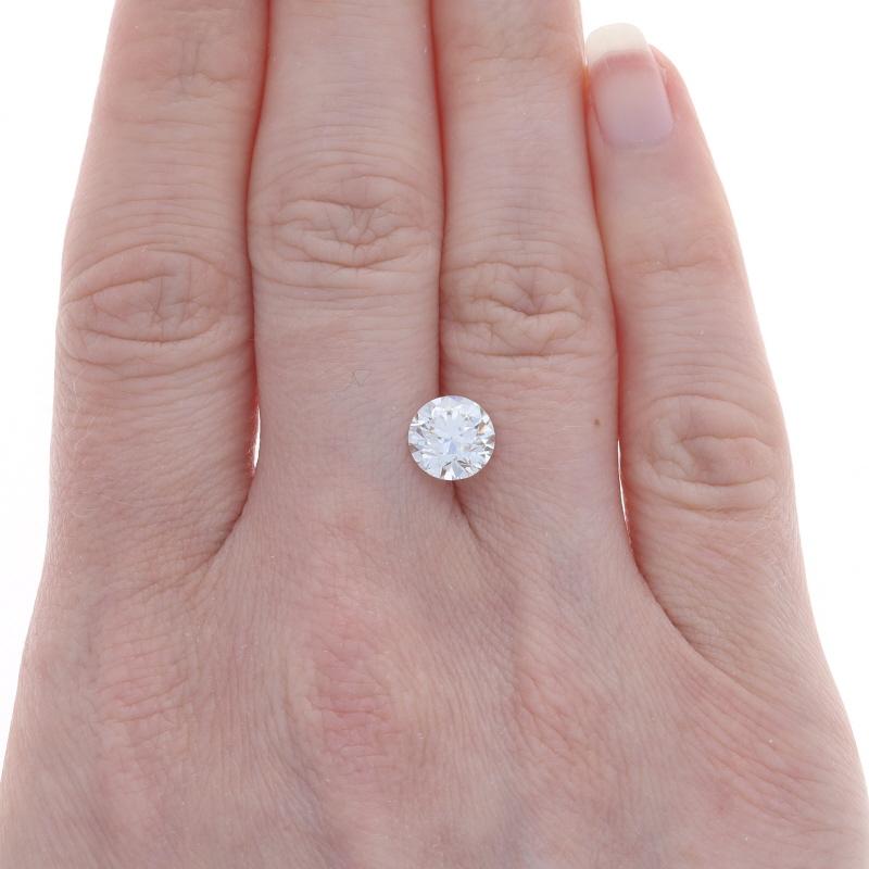 Taglio rotondo Diamante sfuso - Brilliante rotondo 1,81ct GIA Triplo Eccellente H SI1 Solitario in vendita