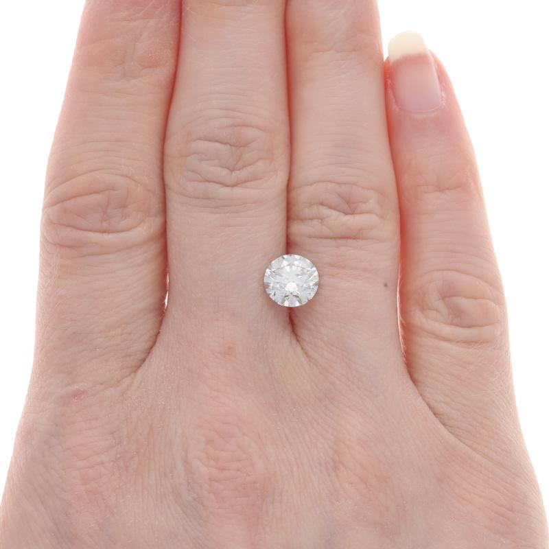 Taglio rotondo Diamante sfuso - Brilliante rotondo 1,83ct GIA I I1 Triplo Solitario Eccellente in vendita