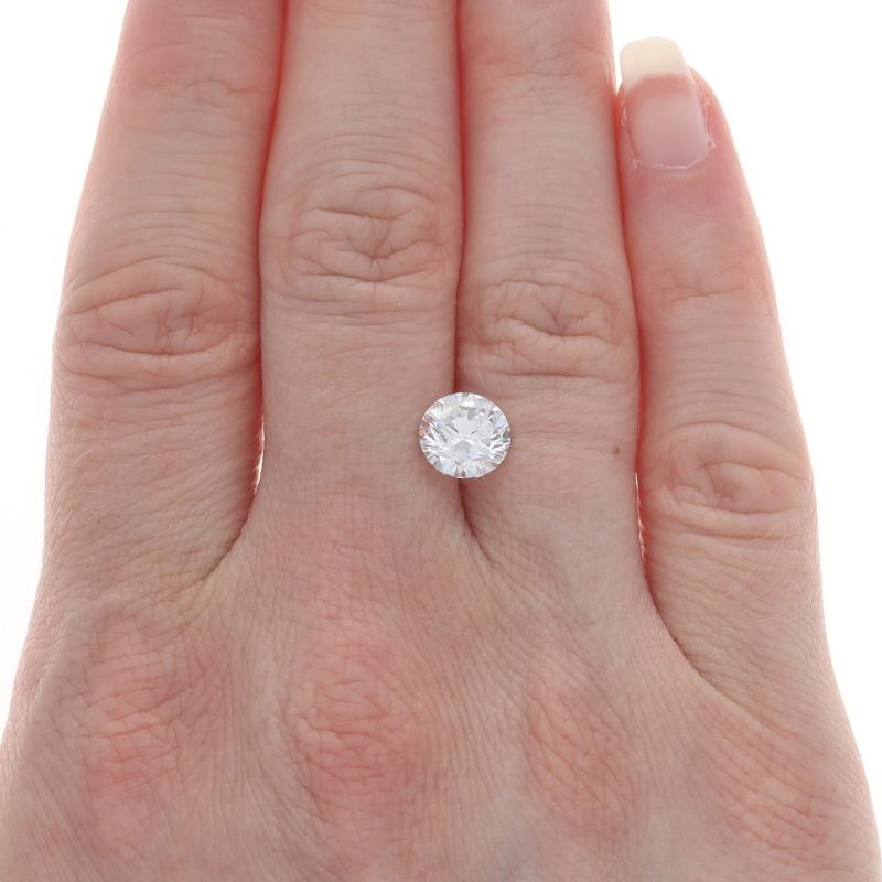 Loser Diamant - Runder Brillant 2,03ct GIA F SI2 Solitär (Rundschliff) im Angebot