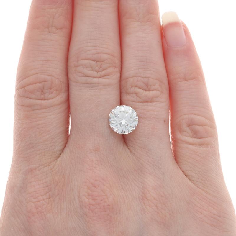 Diamante suelto - Brillante redondo 3,43ct GIA L SI2 Solitario Corte redondo en venta