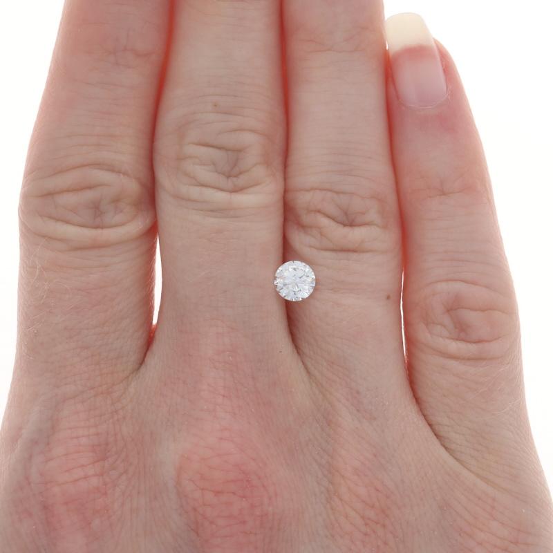 Round Cut Loose Diamond - Round Brilliant .59ct GIA G I1 Solitaire For Sale